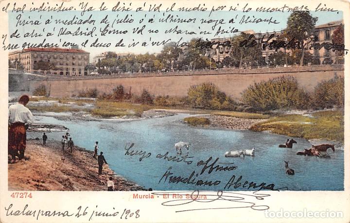 Postales: MURCIA.- EL RIO SEGURA - Foto 1