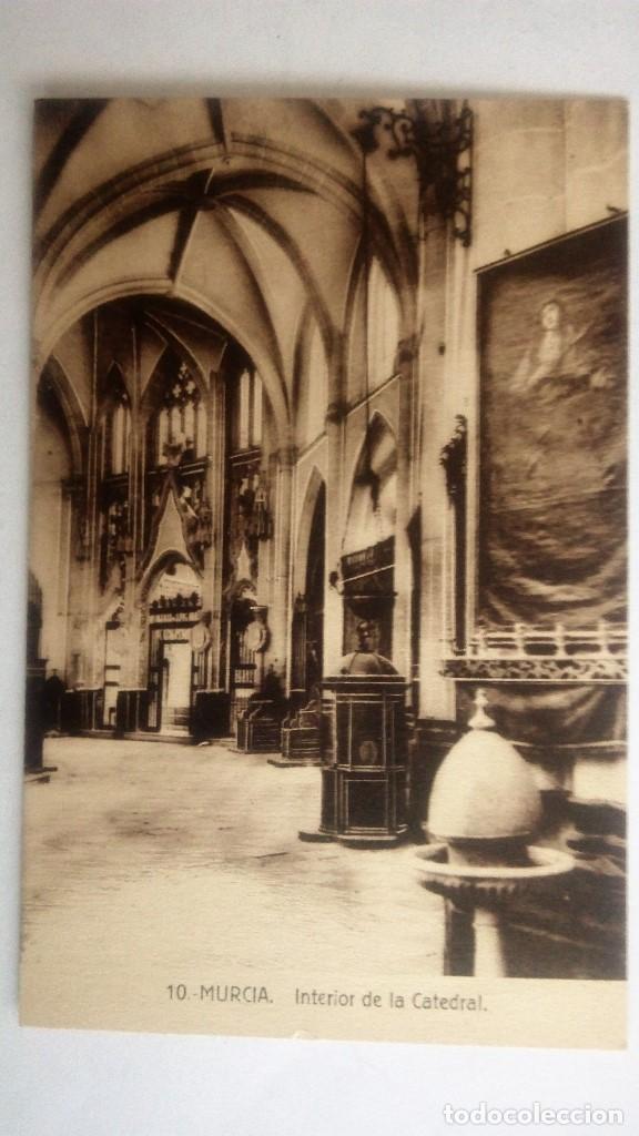 Postales: POSTAL MURCIA - INTERIOR DE LA CATEDRAL - Foto 1