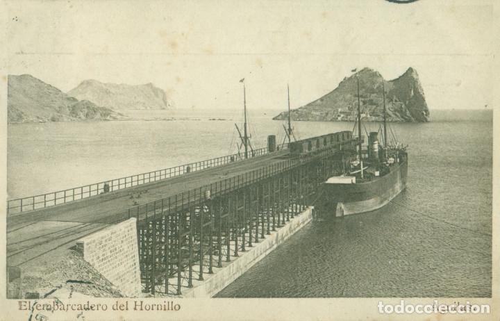 Postales: EL EMBARCADERO DEL HORNILLO AGUILAS. CIRCULADA EN 1908. - Foto 1