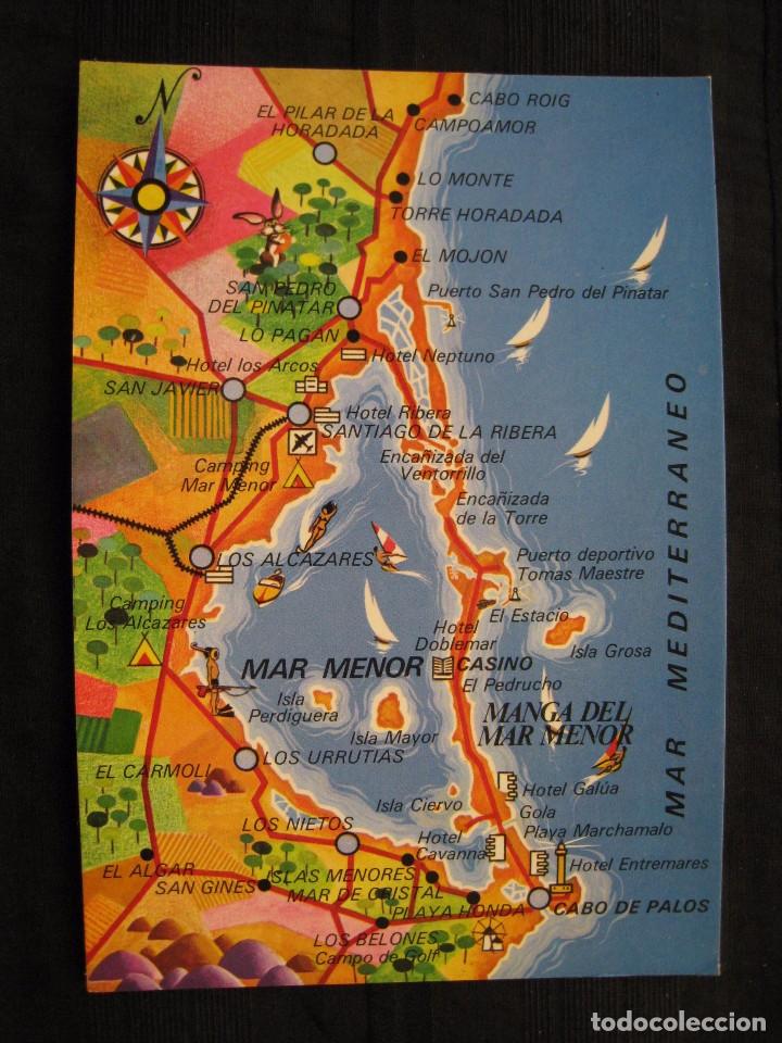 Postales: POSTAL MAR MENOR  ( MURCIA ) - MAPA. - Foto 1