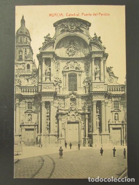 Postales: POSTAL MURCIA. CATEDRAL. PUERTA DEL PERD&Oacute;N. - Foto 1