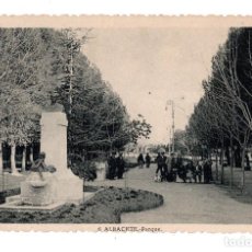 Postales: ALBACETE - PARQUE - Nº 6 - ED. L. ROISIN.
