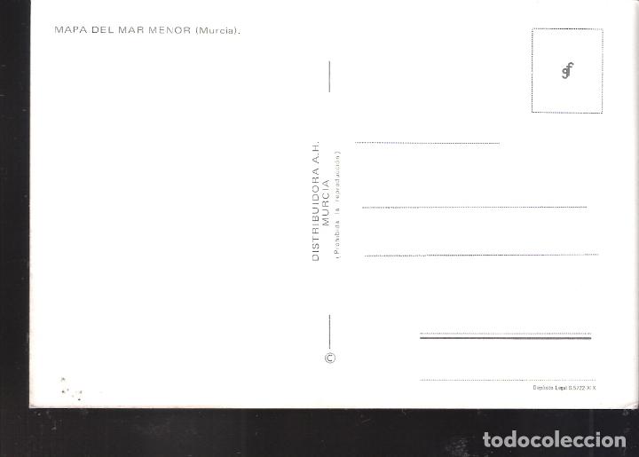 Postales: Mapa del Mar Menor. M&uacute;rcia. - Foto 2