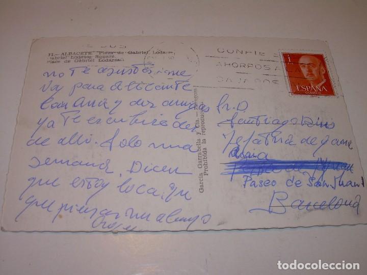 Postales: ANTIGUA POSTAL.....ALBACETE. - Foto 2