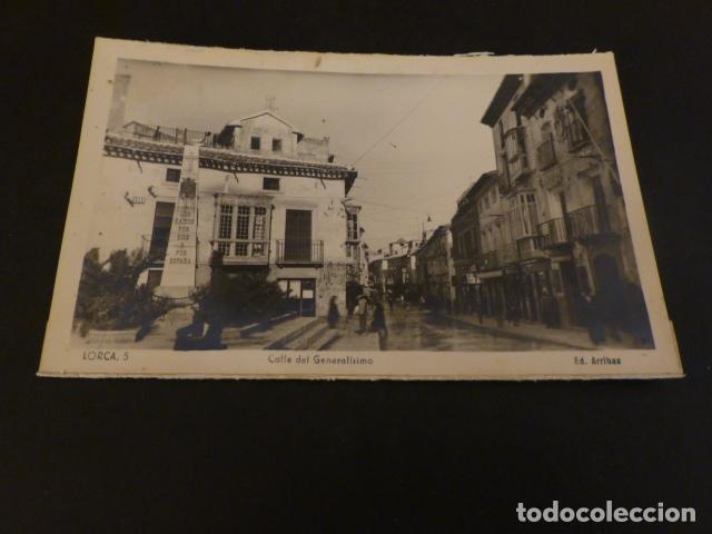 Postales: LORCA MURCIA CALLE DEL GENERALISIMO - Foto 1