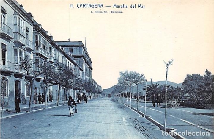 Postales: CARTAGENA.- MURALLA DEL MAR - Foto 1