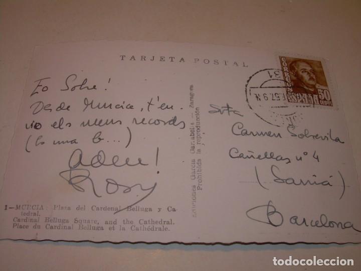 Postales: ANTIGUA POSTAL...MURCIA. - Foto 2