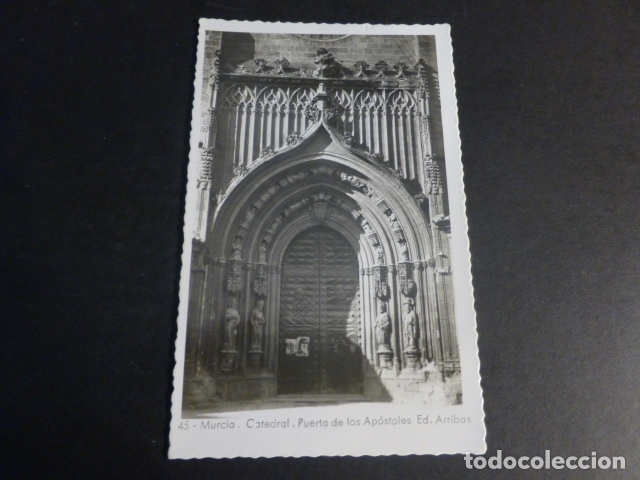Postales: MURCIA CATEDRAL PUERTA DE LOS APOSTOLES - Foto 1