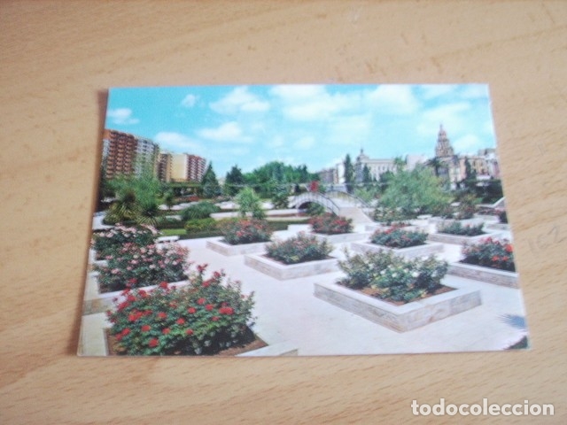 Postales: MURCIA  -- ROSALEDA.PARQUE RUIZ HIDALGO - Foto 1