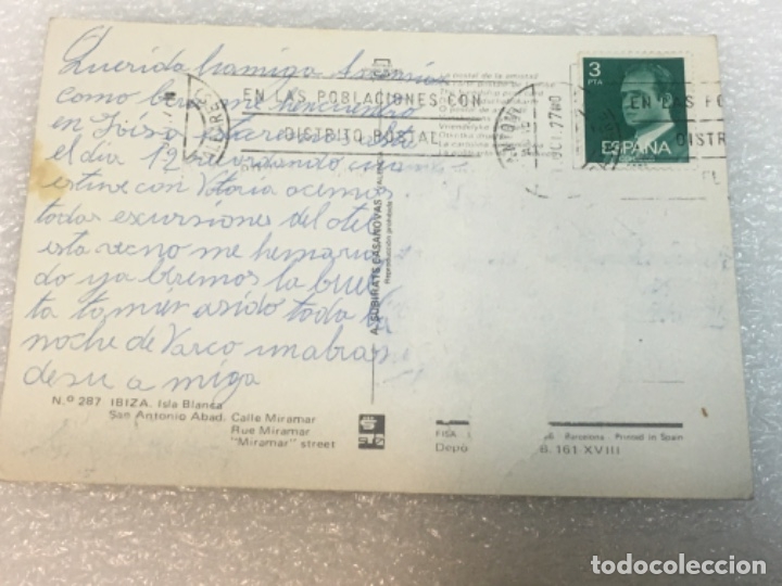 Postales: Postal Ibiza Circulada - Foto 2