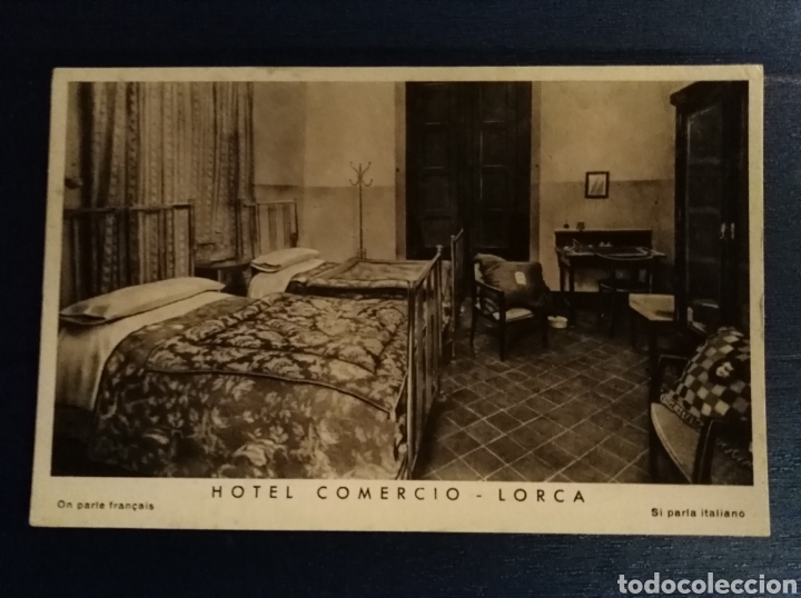 Postales: Postal publicitaria de Lorca, Murcia, Hotel Comercio - Foto 1