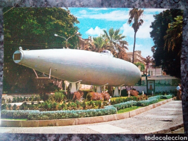 Postales: Postal de Cartagena. Submarino Peral. - Foto 1