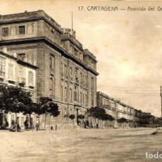Postales: CARTAGENA. AVENIDA DEL GENERAL MUÑOZ COBOS.. Lote 191695025