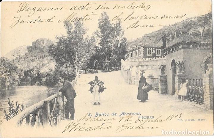 Postales: POSTAL BA&Ntilde;OS DE ARCHENA - PISCINAS . - Foto 1