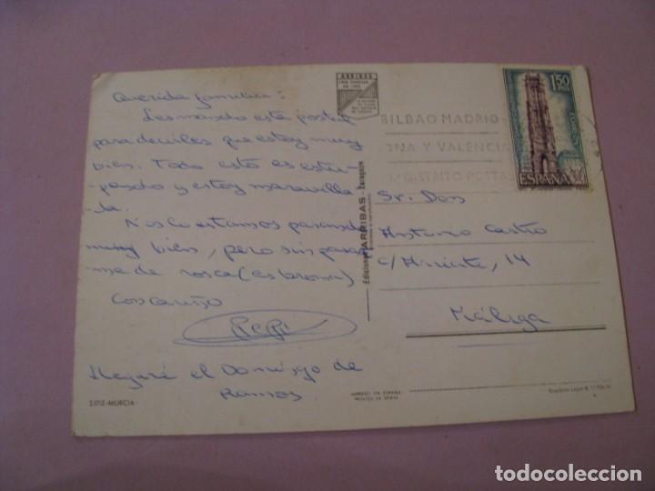 Postales: MURCIA. ED. ARRIBAS. CIRCULADA. - Foto 2
