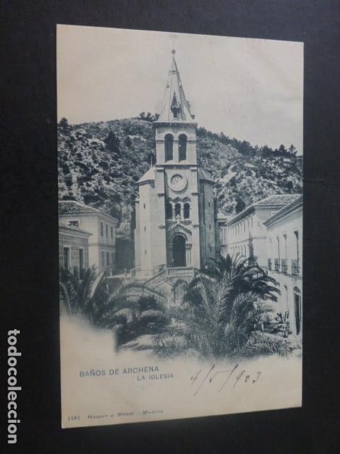 Postales: BA&Ntilde;OS DE ARCHENA MURCIA LA IGLESIA - Foto 1