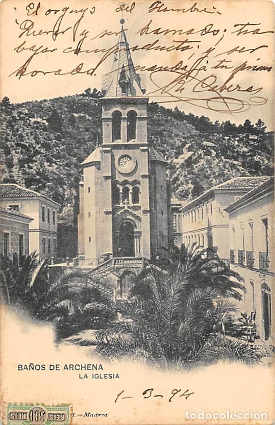 Postales: BA&Ntilde;OS DE ARCHENA.- LA IGLESIA - Foto 1