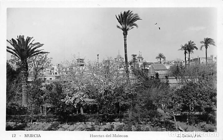 Postales: MURCIA.- HUERTAS DEL MALEC&Oacute;N - Foto 1