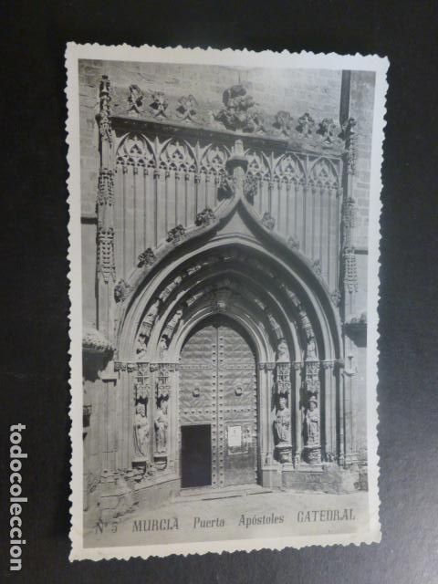 Postales: MURCIA PUERTA DE LOS APOSTOLES CATEDRAL - Foto 1