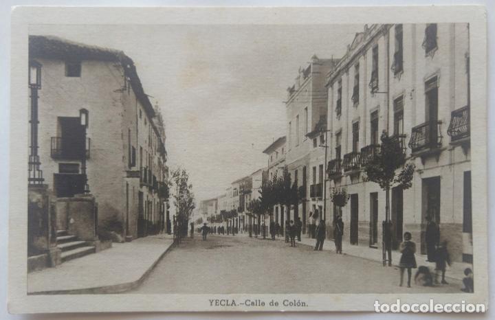 Postales: YECLA CALLE COLON - Foto 1