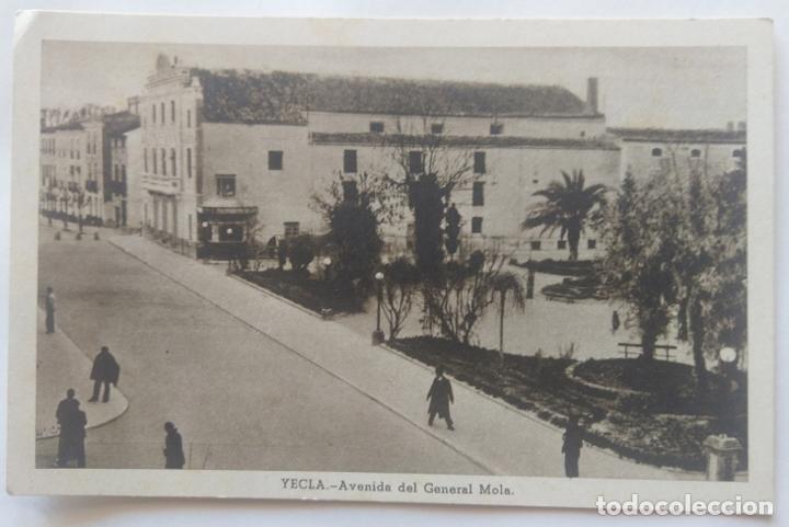 Postales: YECLA AVENIDA DEL GENERAL MOLA - Foto 1