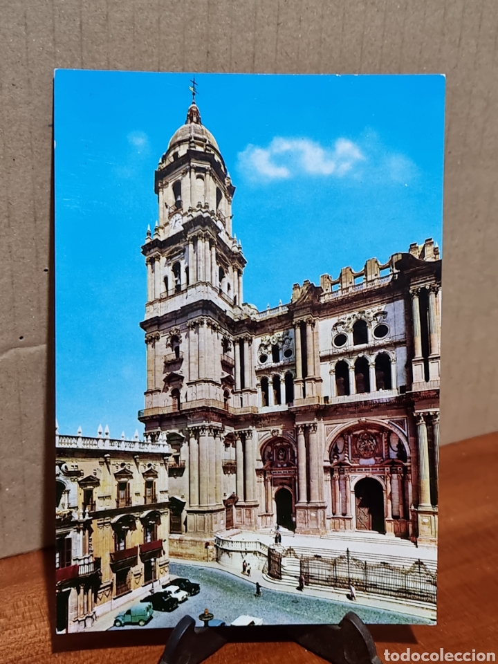 Postales: POSTAL - M&Aacute;LAGA - FACHADA DE LA CATEDRAL - Foto 1