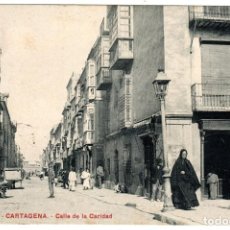 Postales: PRECIOSA POSTAL - CARTAGENA (MURCIA) - CALLE DE LA CARIDAD. Lote 324828688
