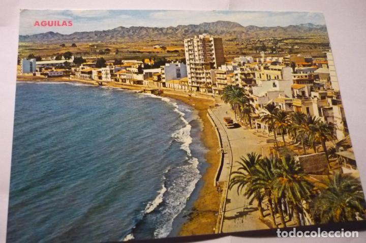 Postales: postal aguilas playa poniente escrita - Foto 1