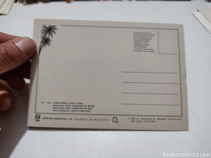 Postales: Postal Cartagena submarino Peral - Foto 2