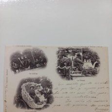 Postales: FIESTAS REALES DE 1902, 3ª PARTE. BATALLA DE FLORES, Nº 7. FOT. LAURENT. CIRCULADA 1903. Lote 366421476