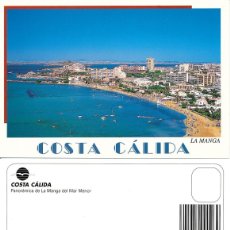 Postales: POSTAL DE LA COSTA CÁLIDA (MURCIA) - PANORÁMICA DE LA MANGA. Lote 373912144