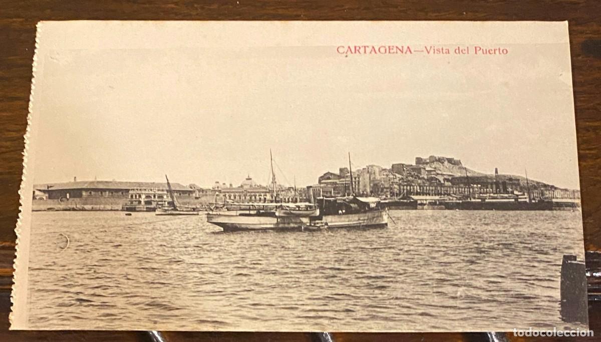 Postcards: POSTAL DE CARTAGENA, VISTA DEL PUERTO, ED. J. CASAU, NO CIRCULADA.