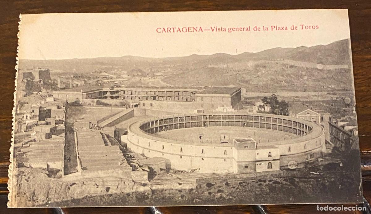 Postcards: POSTAL DE CARTAGENA, VISTA GENERAL DE LA PLAZA DE TOROS, ED. J. CASAU, NO CIRCULADA.