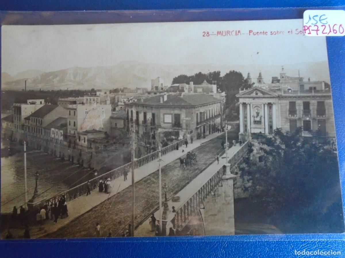 Postcards: (PS-72160)POSTAL FOTOGRAFICA DE MURCIA-PUENTE SOBRE EL SEGURA.A.FABERT