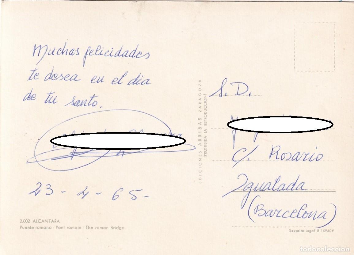 Postales: 2002 Alc&aacute;ntara - Puente romano - Foto 2