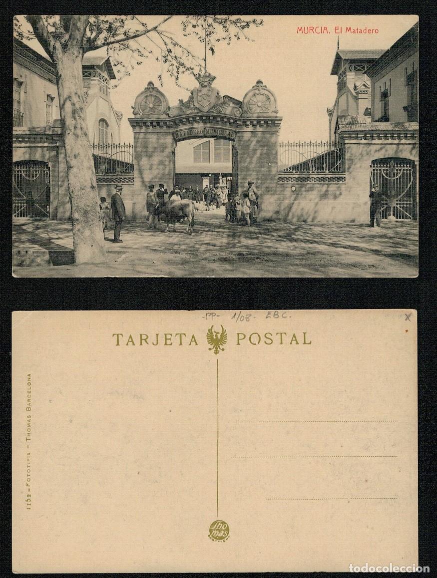 Postales: Postal de Murcia. 1152 EL MATADERO. THOMAS. - Foto 1