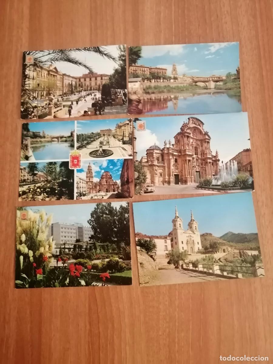 Postales: LOTE 9 POSTALES MURCIA. - Foto 2