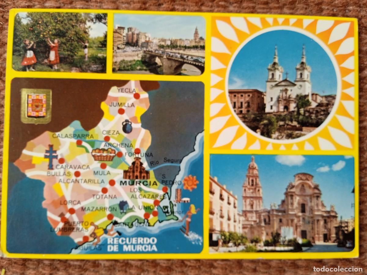 Postales: PLANO - MAPA DE MURCIA - CU&Ntilde;O FERIA DE LA CONSERVA - Foto 1