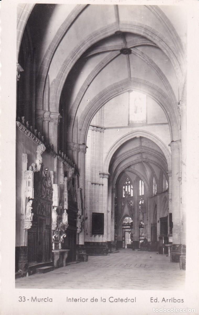 Postales: MURCIA - INTERIOR DE LA CATEDRAL - Foto 1