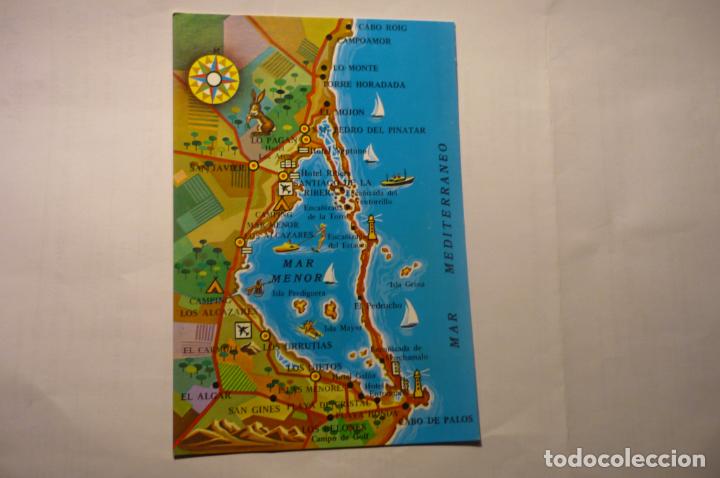 Postales: postal mapa mar menor - Foto 1