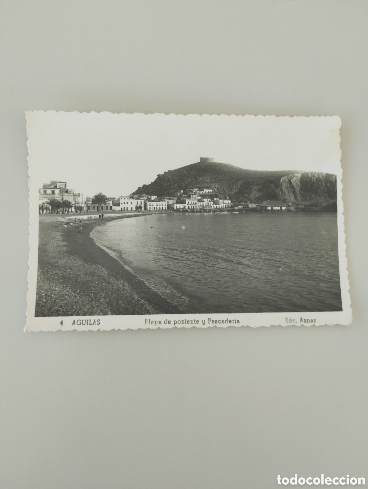 Postales: Aguilas playa de Poniente y pescader&iacute;a - Foto 1