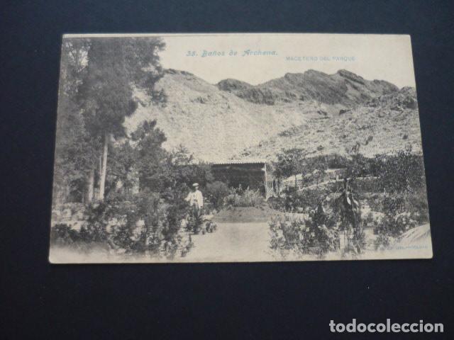Postales: BA&Ntilde;OS DE ARCHENA MURCIA MACETERO DEL PARQUE - Foto 1