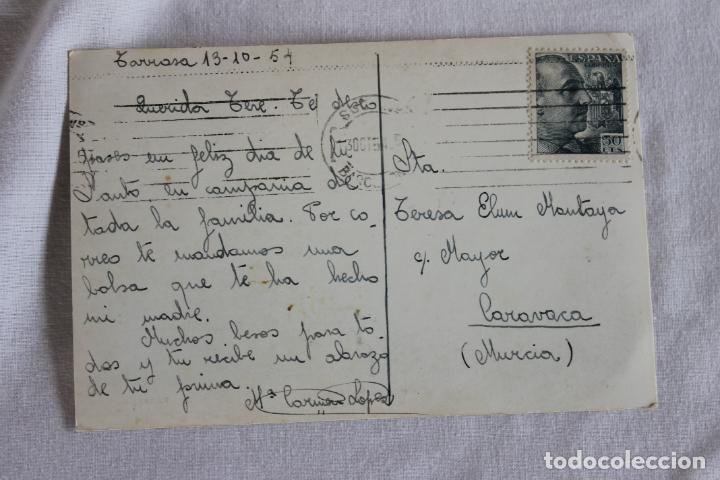 Postales: CASTILLO DE VALLPARADIS TARRASA 1954 - Foto 3