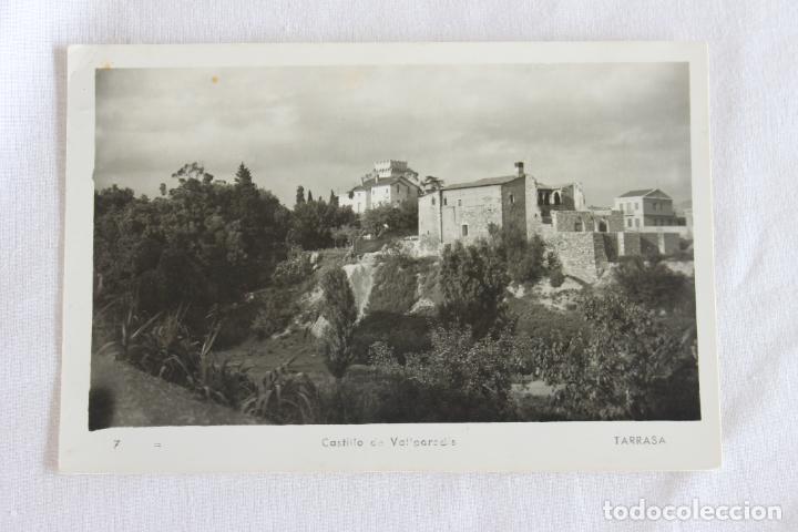 Postales: CASTILLO DE VALLPARADIS TARRASA 1954 - Foto 1