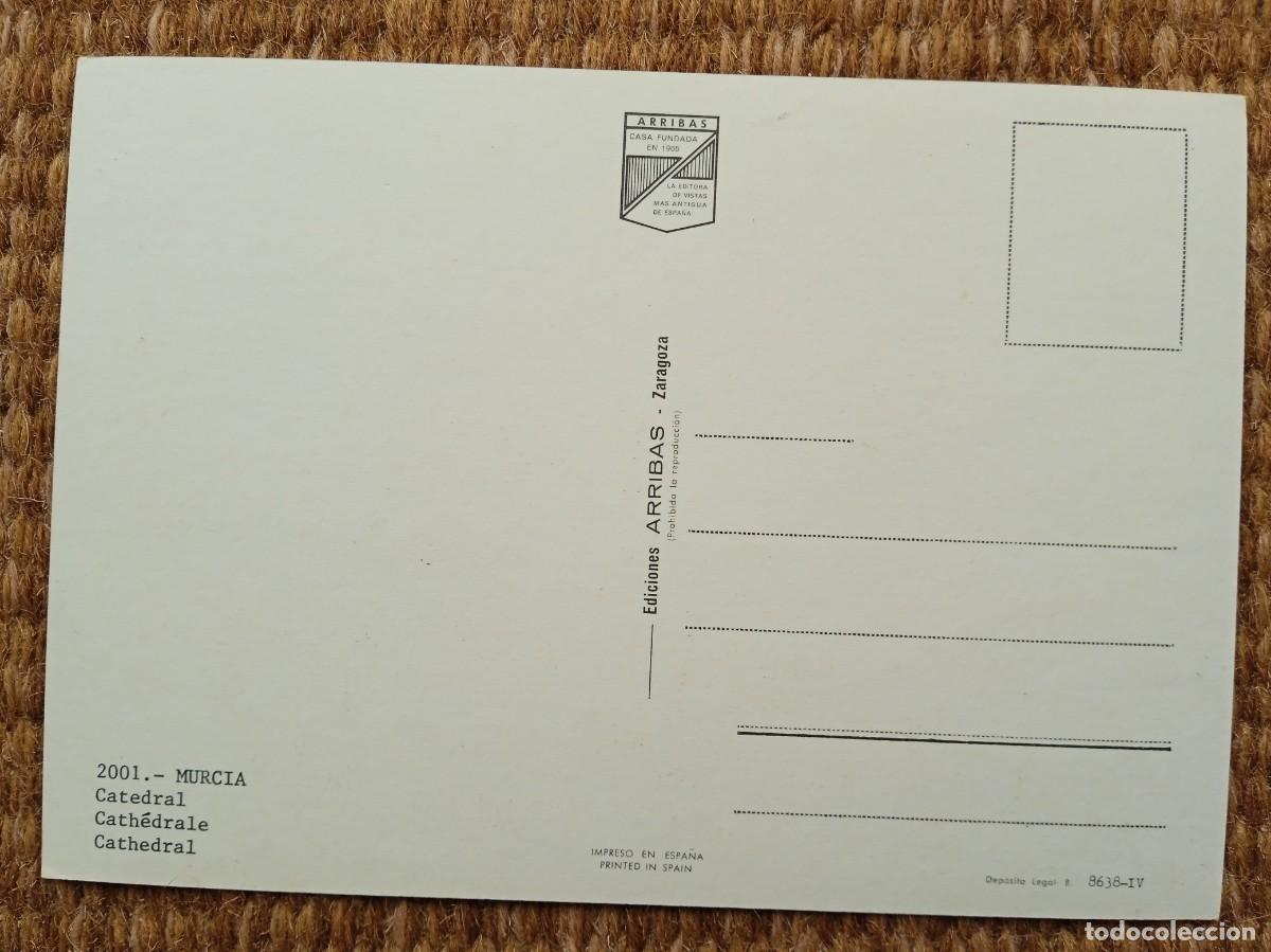 Postales: MURCIA - CATEDRAL - ED. ARRIBAS - Foto 2