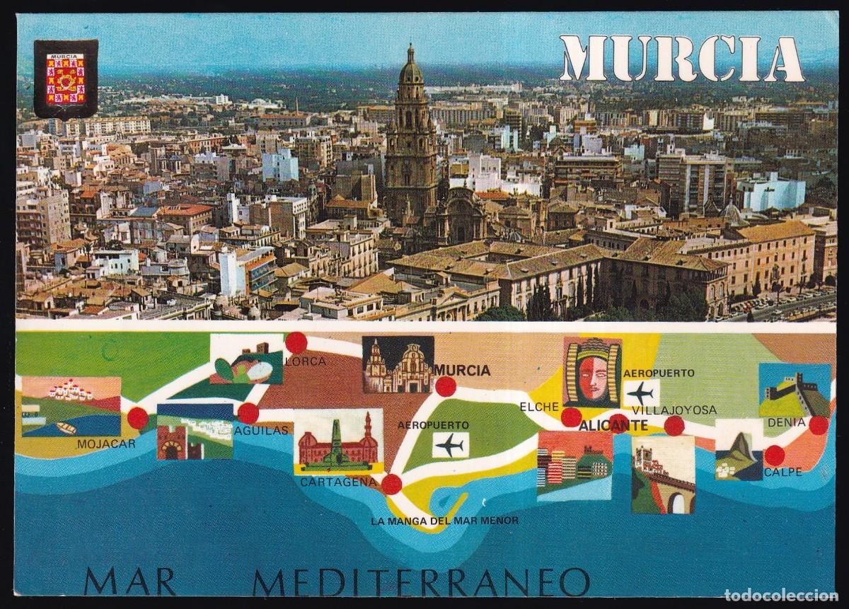 Postales: Murcia. *Vista a&eacute;rea* Nueva - Foto 1