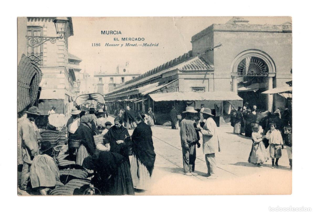 Postales: MURCIA.- EL MERCADO. - Foto 1