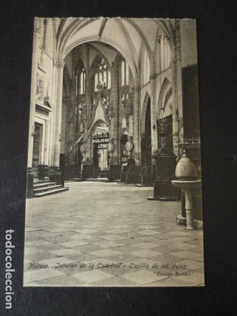 Postales: MURCIA INTERIOR DE LA CATEDRAL CAPILLA DE LOS VELEZ - Foto 1