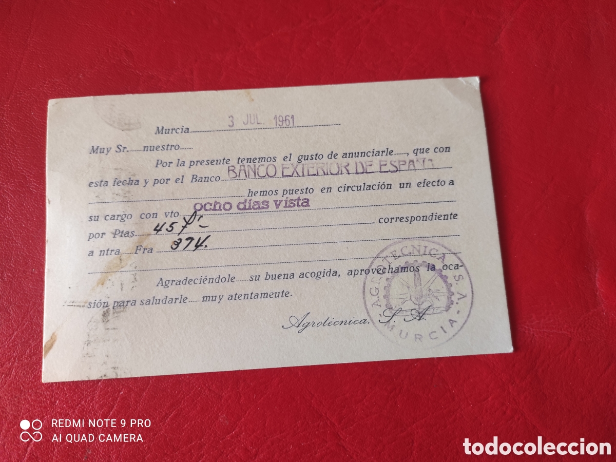 Postales: Tarjeta postal, de Murcia dirigida a Elche - Foto 2