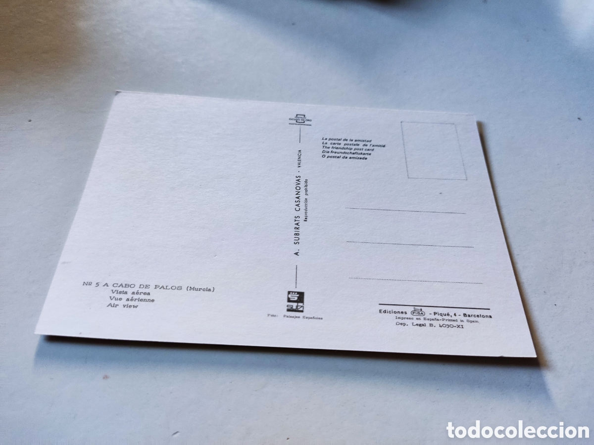 Postales: Postal A Cabo de Palos, Murcia - Foto 2